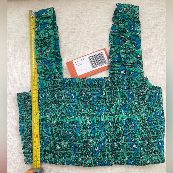 Rhode Tanya Crop Top in Ivy Floral - Picture 8 of 9